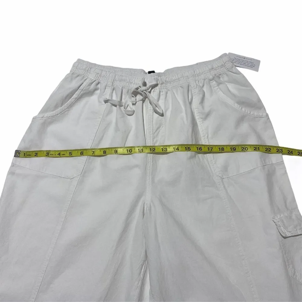 KAREN Scott White Comfort Waist Capri Pants 1x Nwt